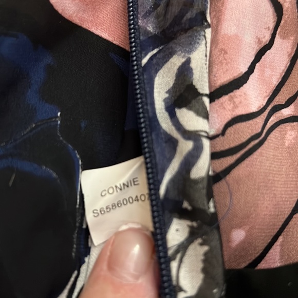 Diane von Furstenberg Connie Silk Cut Out-Back,Floral Print Top - Picture 8 of 10